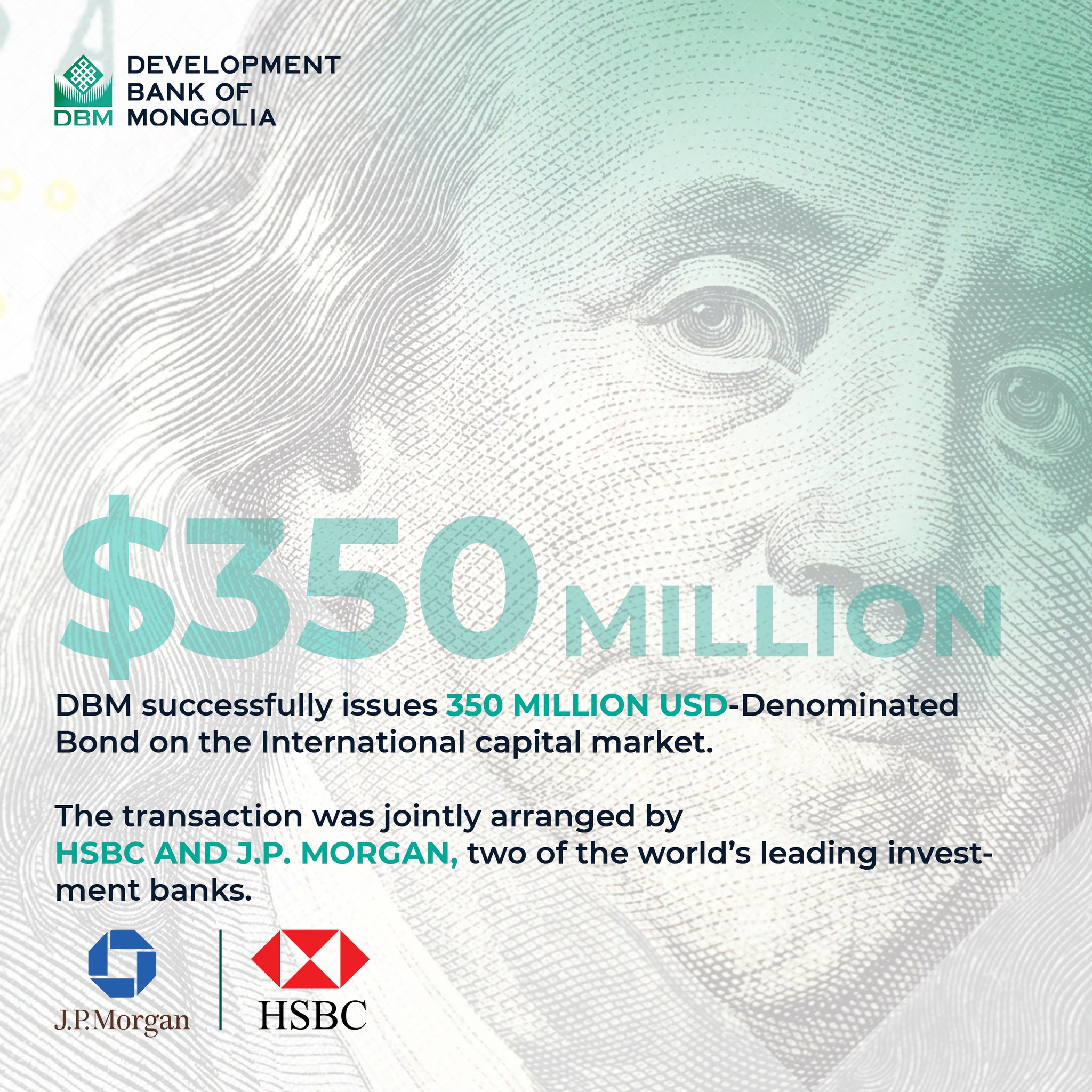 Development Bank of Mongolia successfully issues USD 240 million bond at 8.5% coupon